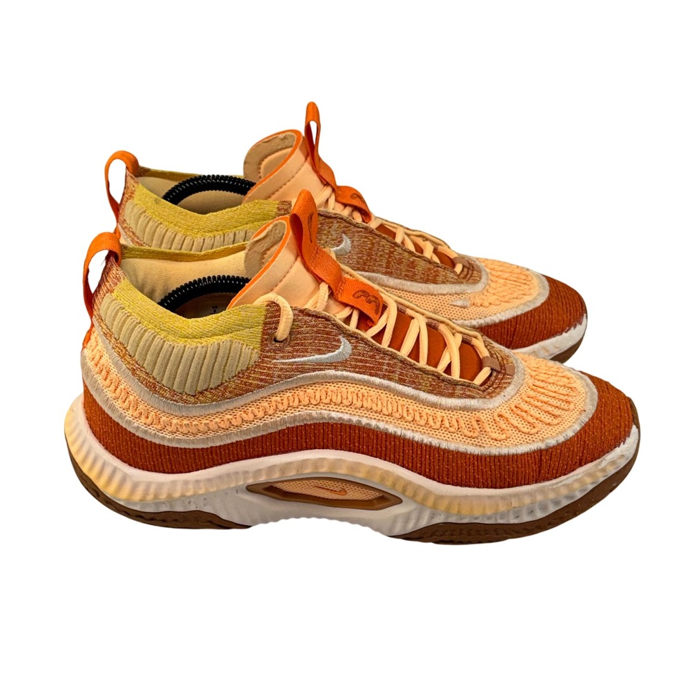 Nike Cosmic Unity 3 Basketball Shoe Mens 8 Melon Tint Orange Athletic ONE INSOLE